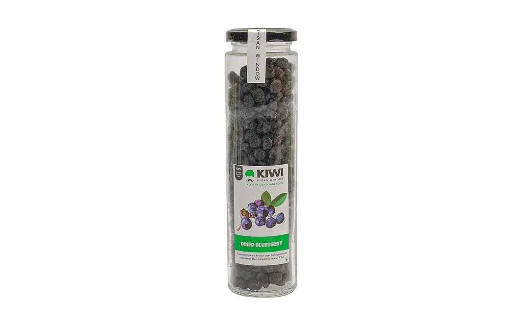 Kiwi Kisan Window Dried Blueberry    Plastic Bottle  250 grams